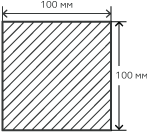 Квадрат нержавеющий  100 мм. 08Х18Н10Т горячекатаный , матовый  (ТУ 14-1-2787-79 для АЭС)